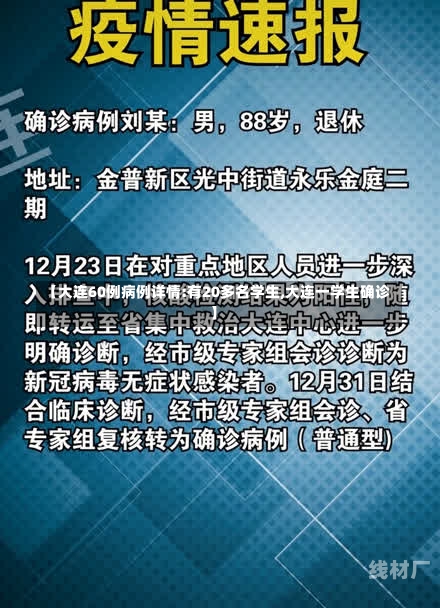 【大连60例病例详情:有20多名学生,大连一学生确诊】