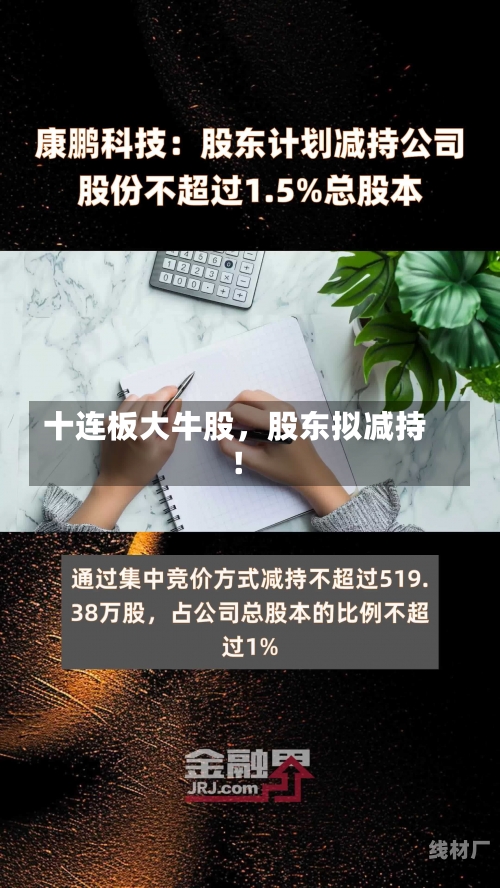 十连板大牛股，股东拟减持！