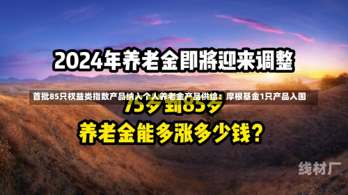 首批85只权益类指数产品纳入个人养老金产品供给：摩根基金1只产品入围