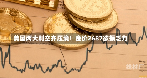 美国两大利空齐压境！金价2687欲振乏力