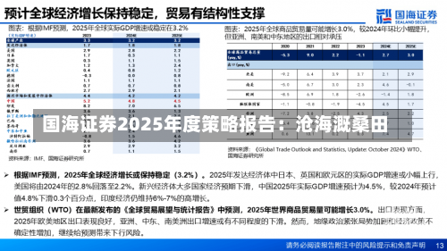 国海证券2025年度策略报告：沧海溉桑田