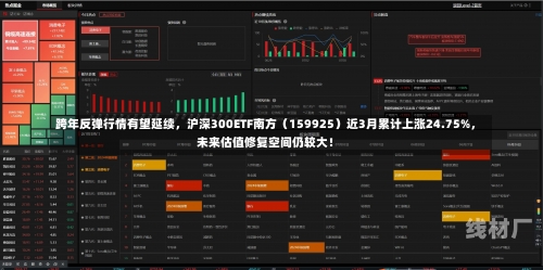 跨年反弹行情有望延续，沪深300ETF南方（159925）近3月累计上涨24.75%，未来估值修复空间仍较大！