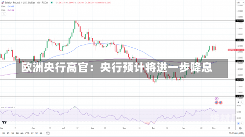 欧洲央行高官：央行预计将进一步降息