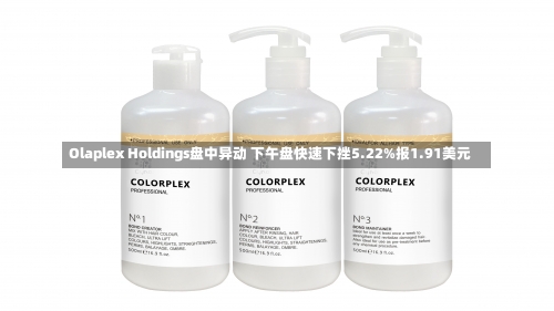 Olaplex Holdings盘中异动 下午盘快速下挫5.22%报1.91美元