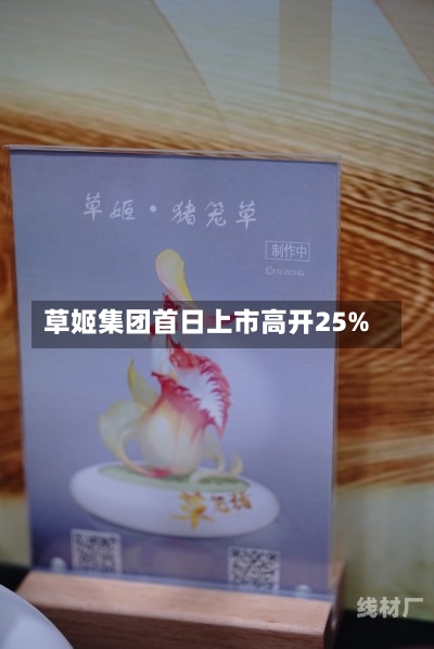 草姬集团首日上市高开25%