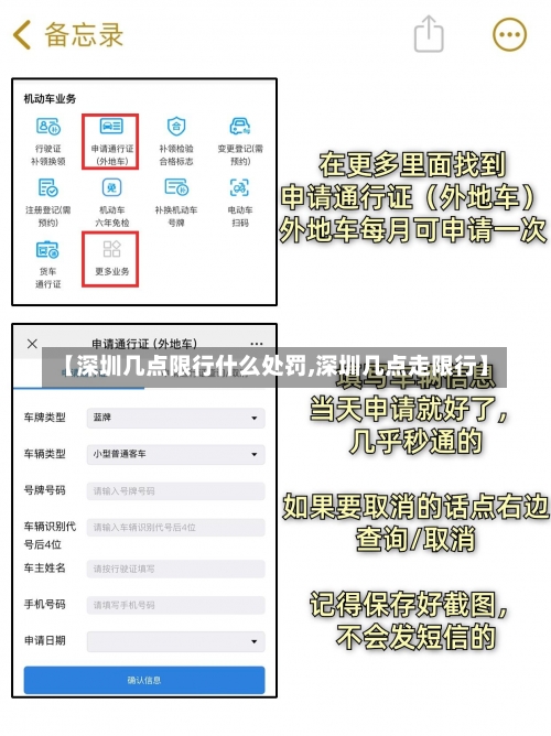 【深圳几点限行什么处罚,深圳几点走限行】