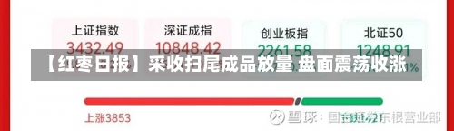 【红枣日报】采收扫尾成品放量 盘面震荡收涨