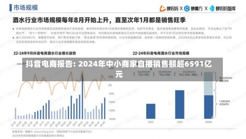 抖音电商报告: 2024年中小商家自播销售额超6591亿元