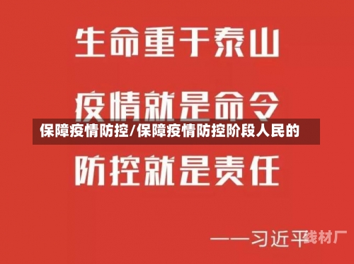 保障疫情防控/保障疫情防控阶段人民的