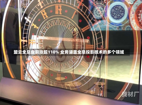 盟云全息盘前涨超110% 业务涵盖全息投影技术的多个领域