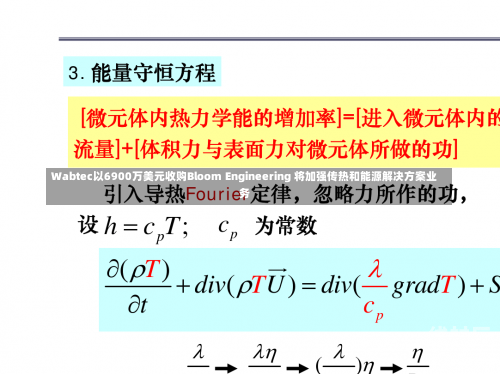 Wabtec以6900万美元收购Bloom Engineering 将加强传热和能源解决方案业务