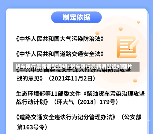 货车限行最新调整通知/货车限行最新调整通知图片