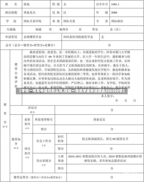 【学院一等奖申请书怎么写,校级一等奖学金申请理由200300字】