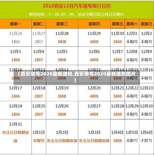 【西安限号2020最新通知,西安限号2020最新通知图片】