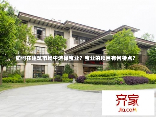 如何在建筑市场中选择宝业？宝业的项目有何特点？