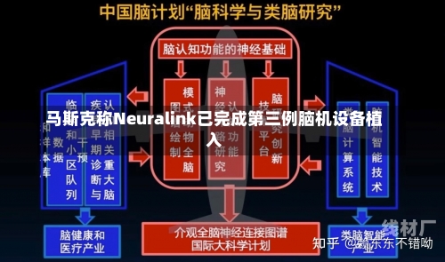 马斯克称Neuralink已完成第三例脑机设备植入