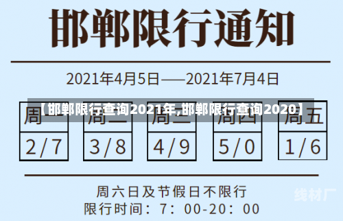 【邯郸限行查询2021年,邯郸限行查询2020】