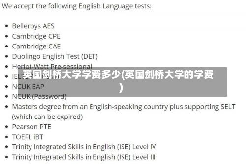 英国剑桥大学学费多少(英国剑桥大学的学费)