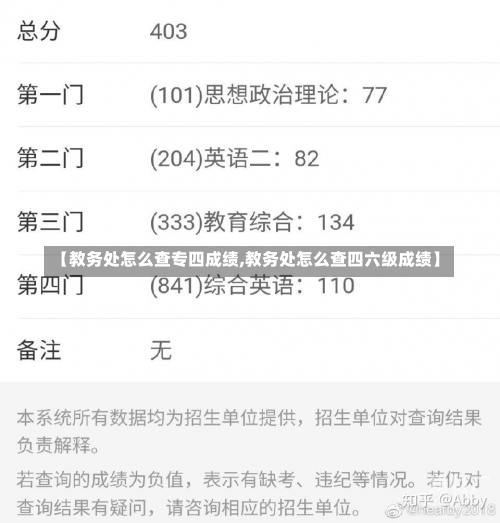 【教务处怎么查专四成绩,教务处怎么查四六级成绩】