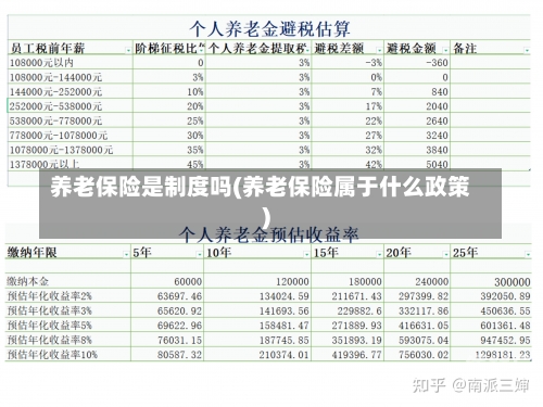 养老保险是制度吗(养老保险属于什么政策)