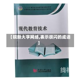 【皖新大学网络,表示很闪的成语】