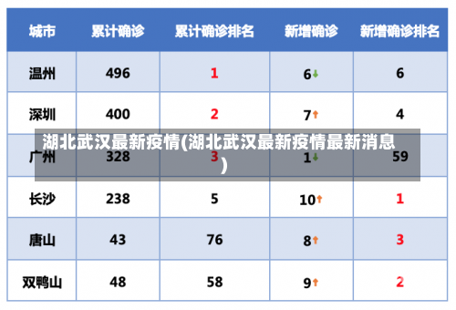 湖北武汉最新疫情(湖北武汉最新疫情最新消息)