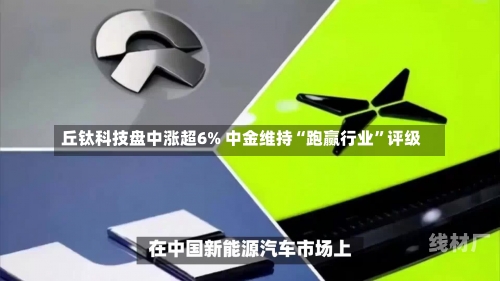 丘钛科技盘中涨超6% 中金维持“跑赢行业”评级