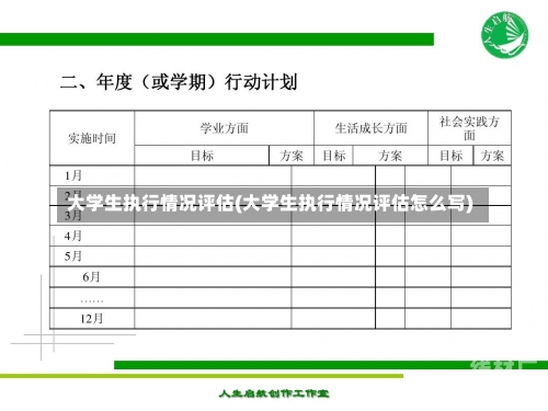 大学生执行情况评估(大学生执行情况评估怎么写)