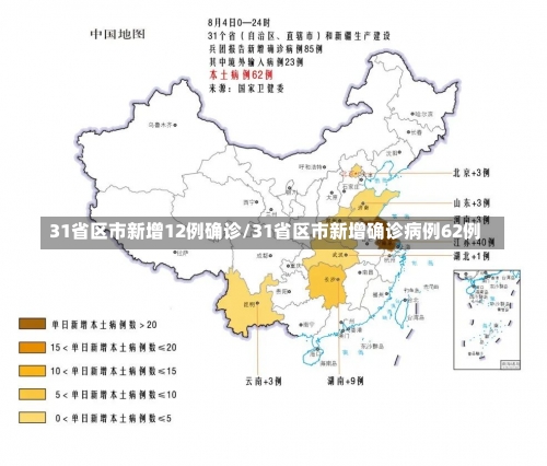 31省区市新增12例确诊/31省区市新增确诊病例62例